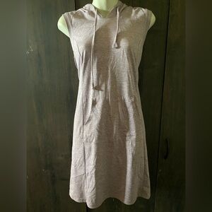 Tek Gear Sleeveless Hooded Dress in Heather Gray very good condition.